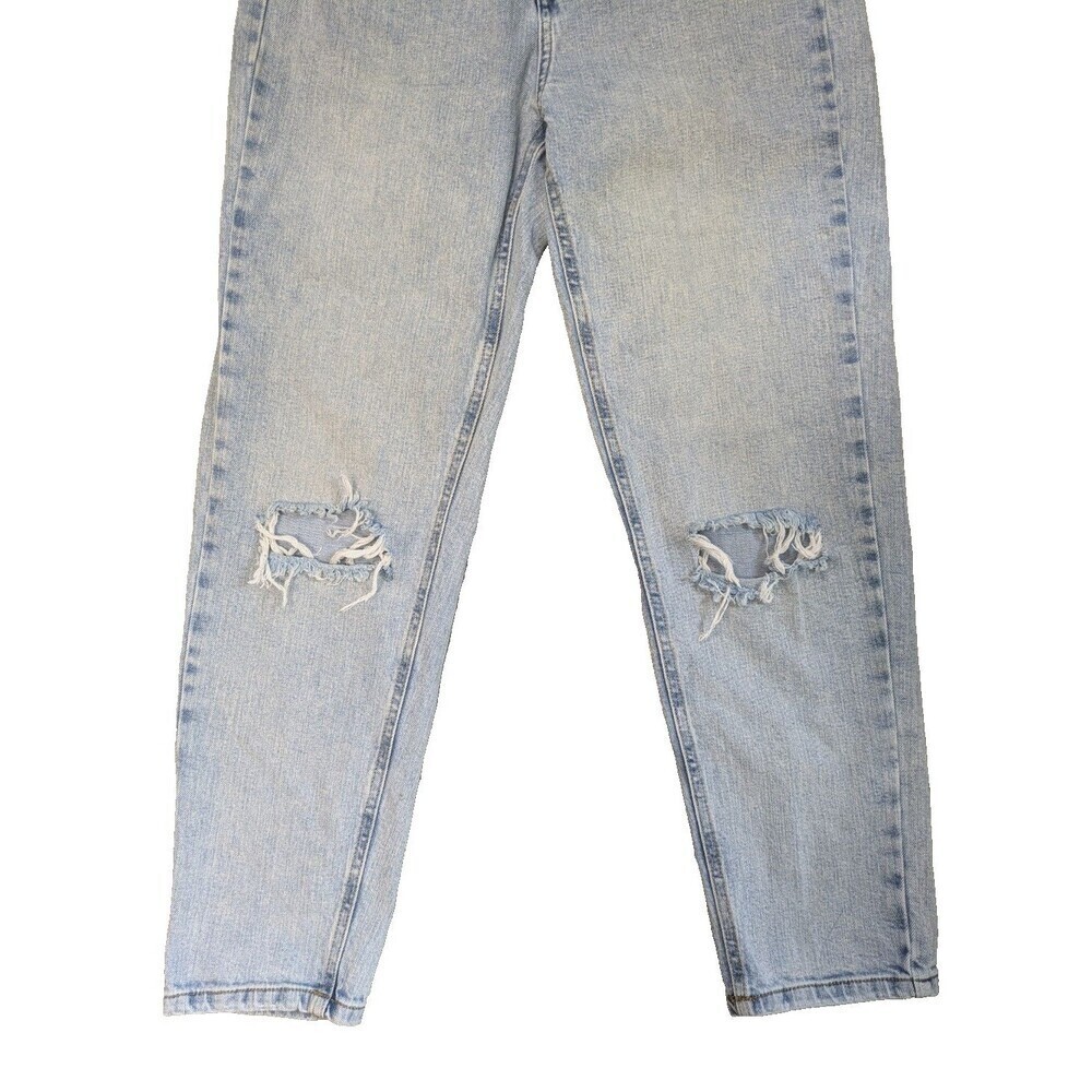 Wild Fable Super High Rise Mom Jean Distressed Light Wash Jeans Women's sz 6 - Picture 2 of 8